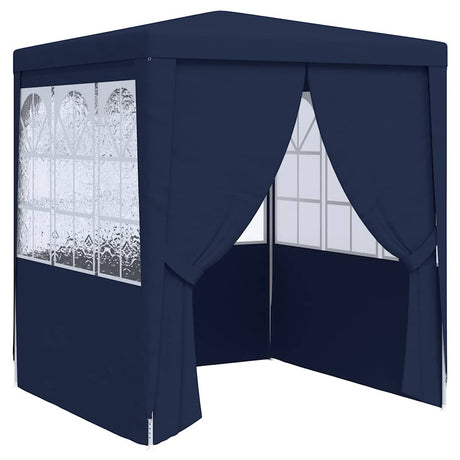 Vidaxl -Partyzelt mit Seitenwänden Professional 90 g m² 2,5 x 2,5 m blau