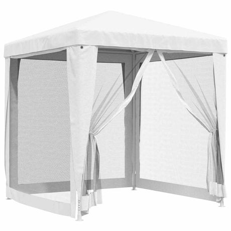 Vidaxl -Partyzelt mit 4 -Mesh -Seitenwänden 2x2 m weiß
