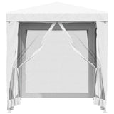 Vidaxl -Partyzelt mit 4 -Mesh -Seitenwänden 2x2 m weiß