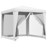 Vidaxx Partyzelt mit 4 Mesh-Seitenwänden 2,5x2,5 m weiß