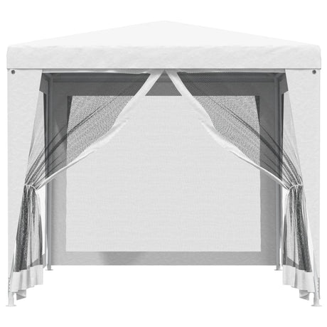 Vidaxx Partyzelt mit 4 Mesh-Seitenwänden 2,5x2,5 m weiß