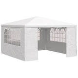 Vidaxl -Partyzelt mit Seitenwänden Professional 90 g m² 4x4 m Weiß