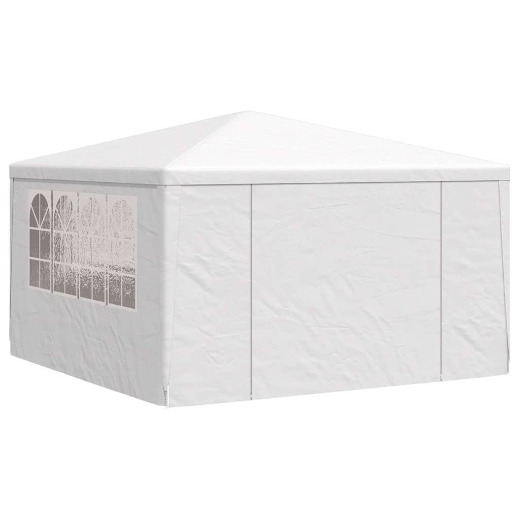 Vidaxl -Partyzelt mit Seitenwänden Professional 90 g m² 4x4 m Weiß