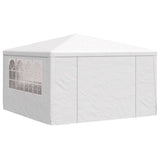 Vidaxl -Partyzelt mit Seitenwänden Professional 90 g m² 4x4 m Weiß