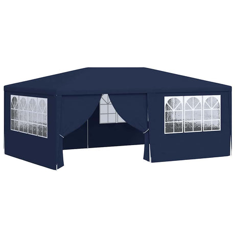 Vidaxl -Partyzelt mit Seitenwänden Professional 90 g m² 4x6 m blau