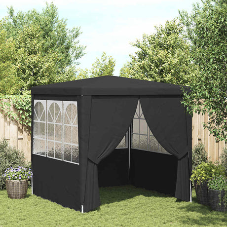 Vidaxl -Partyzelt mit Walls Professional 90 g m² 2,5 x 2,5 m Anthrazit