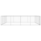 VIDAXL -Hundezwinger für außen 760 x 760 x 185 cm verzinkter Stahl