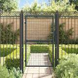 Vidaxx Gartenzaun aus verzinktem Stahlgeflecht 100x150 cm grau