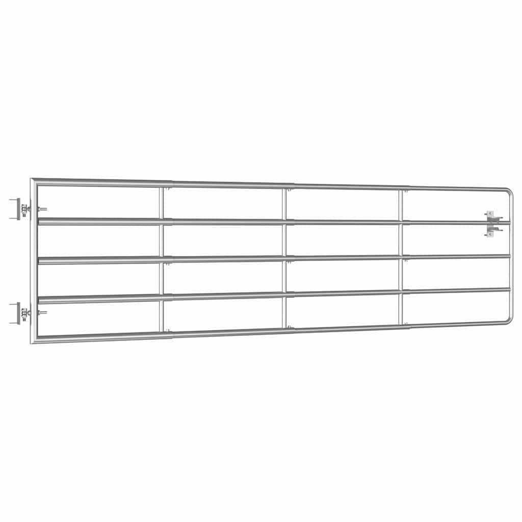VIDAXL-Anschluss mit 5 Stäbchen (115-300) x90 cm Stahl Silber gefärbt