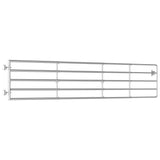 VIDAXL-Anschluss mit 5 Stäbchen (150-400) x90 cm Stahl Silber gefärbt