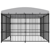 VIDAXL -Hundezwinger für außen mit Dach 300x300x210 cm