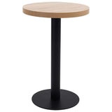 Vidaxl bistrotafel 50 cm mdf lichtbruin
