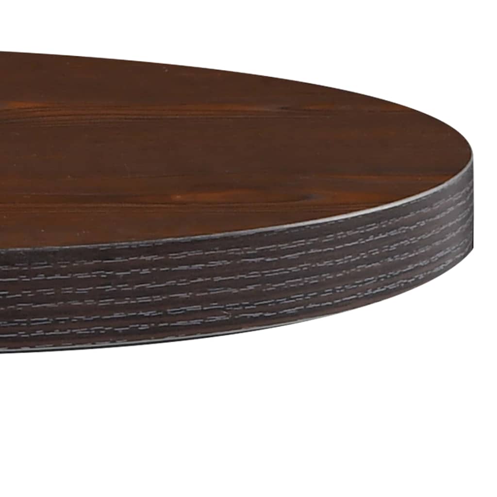 Vidaxl bistrotafel 50 cm mdf donkerbruin