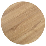 Vidaxl bistrotafel 60 cm mdf lichtbruin