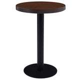 Vidaxl bistrotafel 60 cm mdf donkerbruin