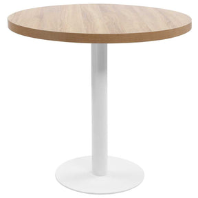 Vidaxl bistrotafel 80 cm mdf lichtbruin
