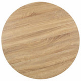 Vidaxl bistrotafel 80 cm mdf lichtbruin
