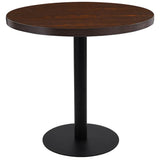 Vidaxl bistrotafel 80 cm mdf donkerbruin