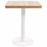 Vidaxl bistrotafel 60x60 cm mdf lichtbruin
