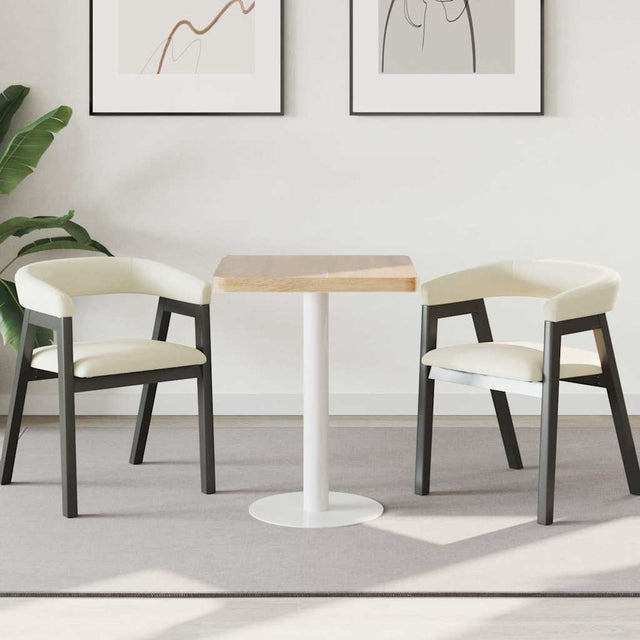 Vidaxl bistrotafel 60x60 cm mdf lichtbruin
