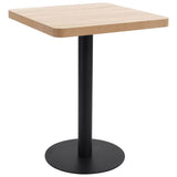 Vidaxl bistrotafel 60x60 cm mdf lichtbruin