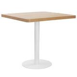 Vidaxl bistrotafel 80x80 cm mdf lichtbruin