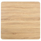 Vidaxl bistrotafel 80x80 cm mdf lichtbruin