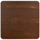 Vidaxl bistrotafel 80x80 cm mdf donkerbruin