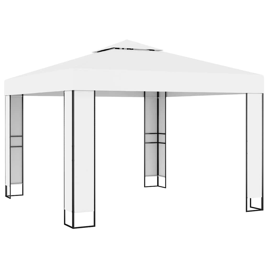 Vidaxx Pavillon mit Doppeldach 3x3 m weiß