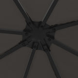 Vidaxl -Arbor 3x3 m Anthrazit