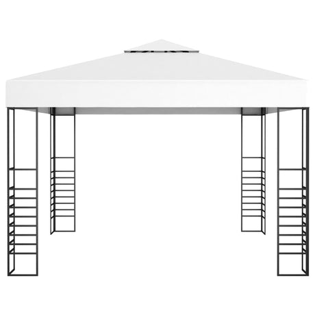 Vidaxl Garden Pavilion 3x3 m Weiß