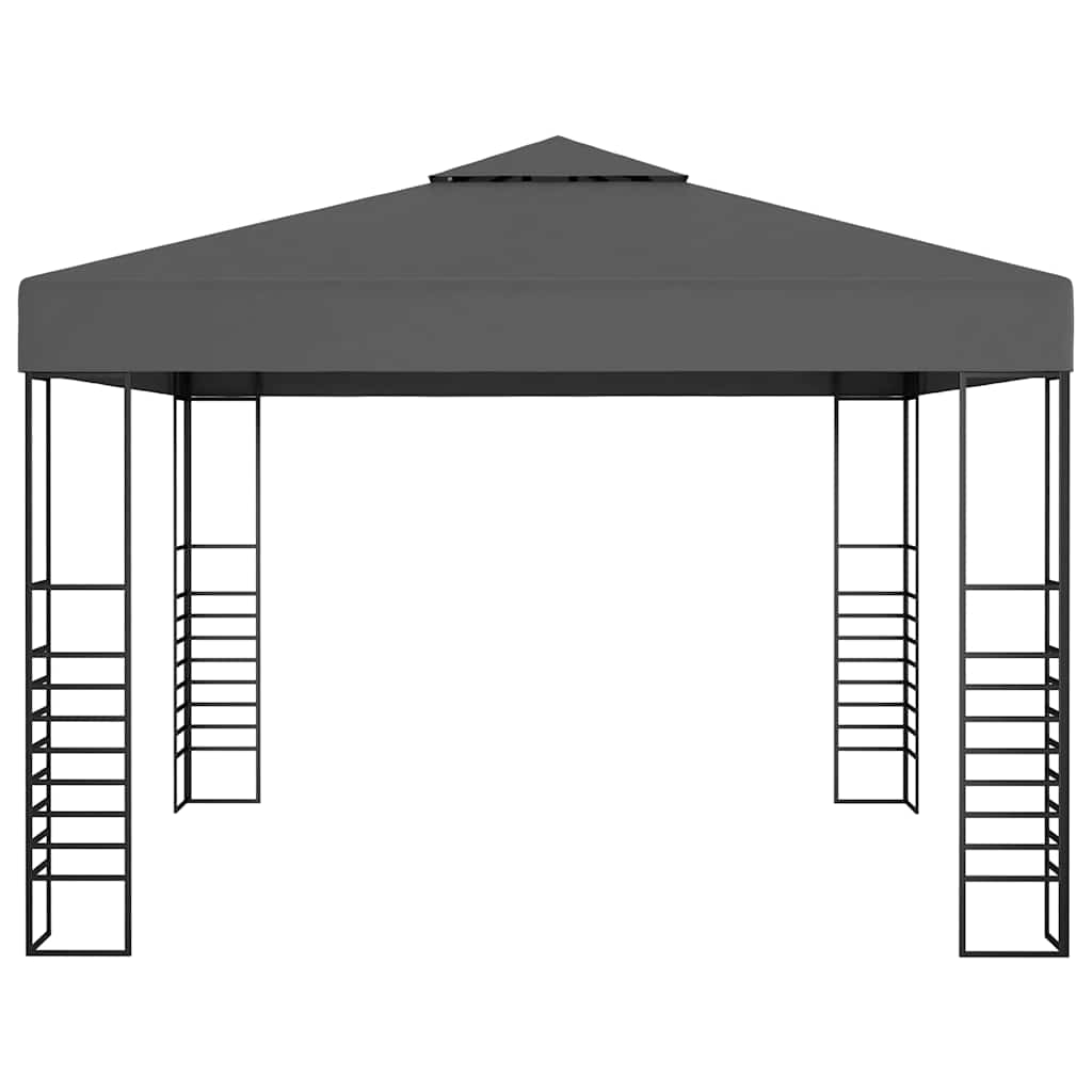 Vidaxxl Gartenpavillon 3x3 m Anthrazit