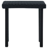 Vidaxl tuintheetafel 40x40x40 cm poly rattan zwart