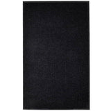 Vidaxl deurmat 117x220 cm pvc zwart