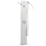 Vidaxl Tuindouchkkkap 110 cm Edelstahl