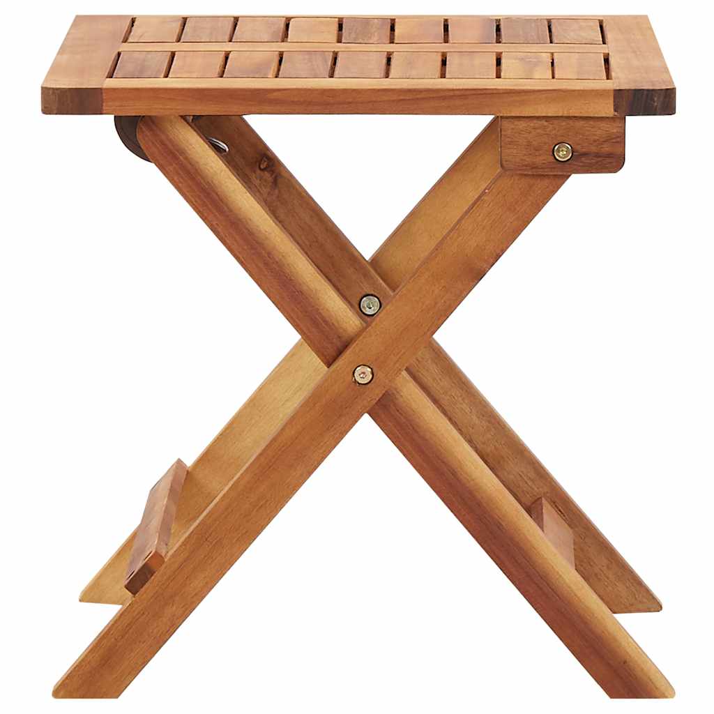 Vidaxl salontafel inklapbaar 40x40x40 cm massief acaciahout