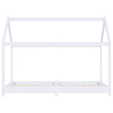Vidaxl kinderbedframe massief grenenhout wit 70x140 cm