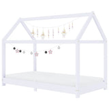 Vidaxl kinderbedframe massief grenenhout wit 80x160 cm