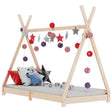Vidaxl kinderbedframe massief grenenhout 70x140 cm