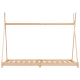 Vidaxl kinderbedframe massief grenenhout 70x140 cm