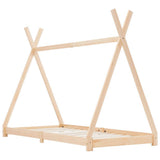 Vidaxl kinderbedframe massief grenenhout 80x160 cm