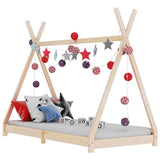 Vidaxl kinderbedframe massief grenenhout 90x200 cm