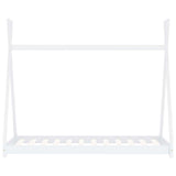 Vidaxl kinderbedframe massief grenenhout wit 70x140 cm