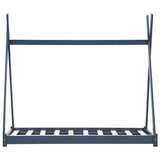 Vidaxl kinderbedframe massief grenenhout grijs 70x140 cm