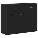 Vidaxl dressoir 88x30x70 cm bewerkt hout zwart