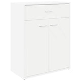Vidaxl dressoir 60x30x75 cm bewerkt hout wit