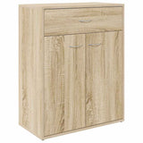 Vidaxl dressoir 60x30x75 cm bewerkt hout sonoma eikenkleurig