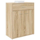 Vidaxl dressoir 60x30x75 cm bewerkt hout sonoma eikenkleurig
