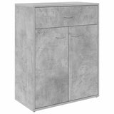 Vidaxl dressoir 60x30x75 cm bewerkt hout betongrijs