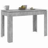Vidaxl eettafel 120x60x76 cm bewerkt hout betongrijs